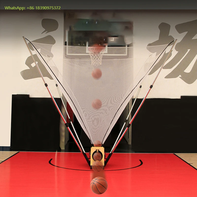 

Auto Rebounder & Shot Trainer Portable 360° Basketball Shooting Machine with 6-Hour Battery for Home & Solo Practice