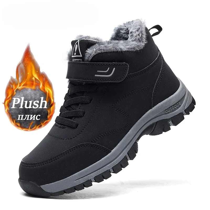 

Designer Men's Snow Boots Fashion Waterproof Sneakers Winter Super Warm Plush Women Boots Outdoor Non-slip Hiking Boot Work Shoe