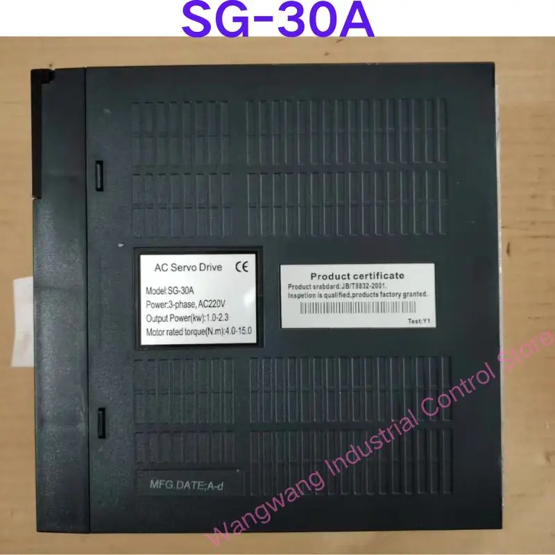 Teste de segunda mão OK, Servo Drive SG-30A