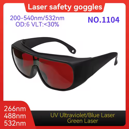 Laser Protection  laser glasses 10600nm OD6 UV400 532nm 808nm 1064nm Laser Safety Glasses IPL glases Laser Protective glasses - Image 9