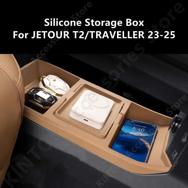 

Для JETOUR T2/TRAVELLER 23-25, силиконовый ящик для хранения, украшение интерьера автомобиля, модификация, защитные аксессуары, ремонт