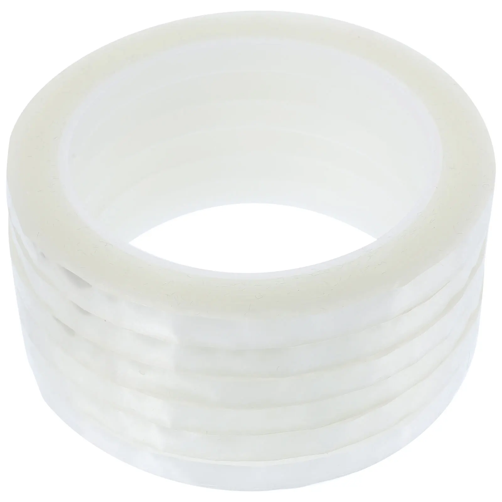 6 rotoli di nastro floreale trasparente, stelo estensibile, avvolgimento di bouquet, suite per organizzare forniture, nastri per animali domestici, fiori