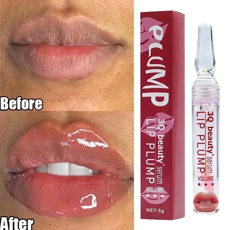 Lip Plump Serum Instant Volumising Essential Oil Increase Lip Elasticity Reduce Fine Lines Repair Nourish Sexy Beauty Lip Care