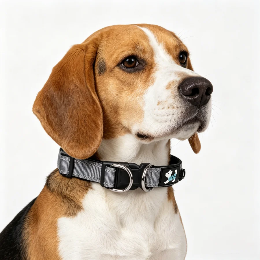 Reflektierendes Hundegeschirr für Mittelgroße bis Kleine Hunde Komfortables Innenfutter Doppel-D-Ring Zugkraftverteilung Hundeleine – Detail 5