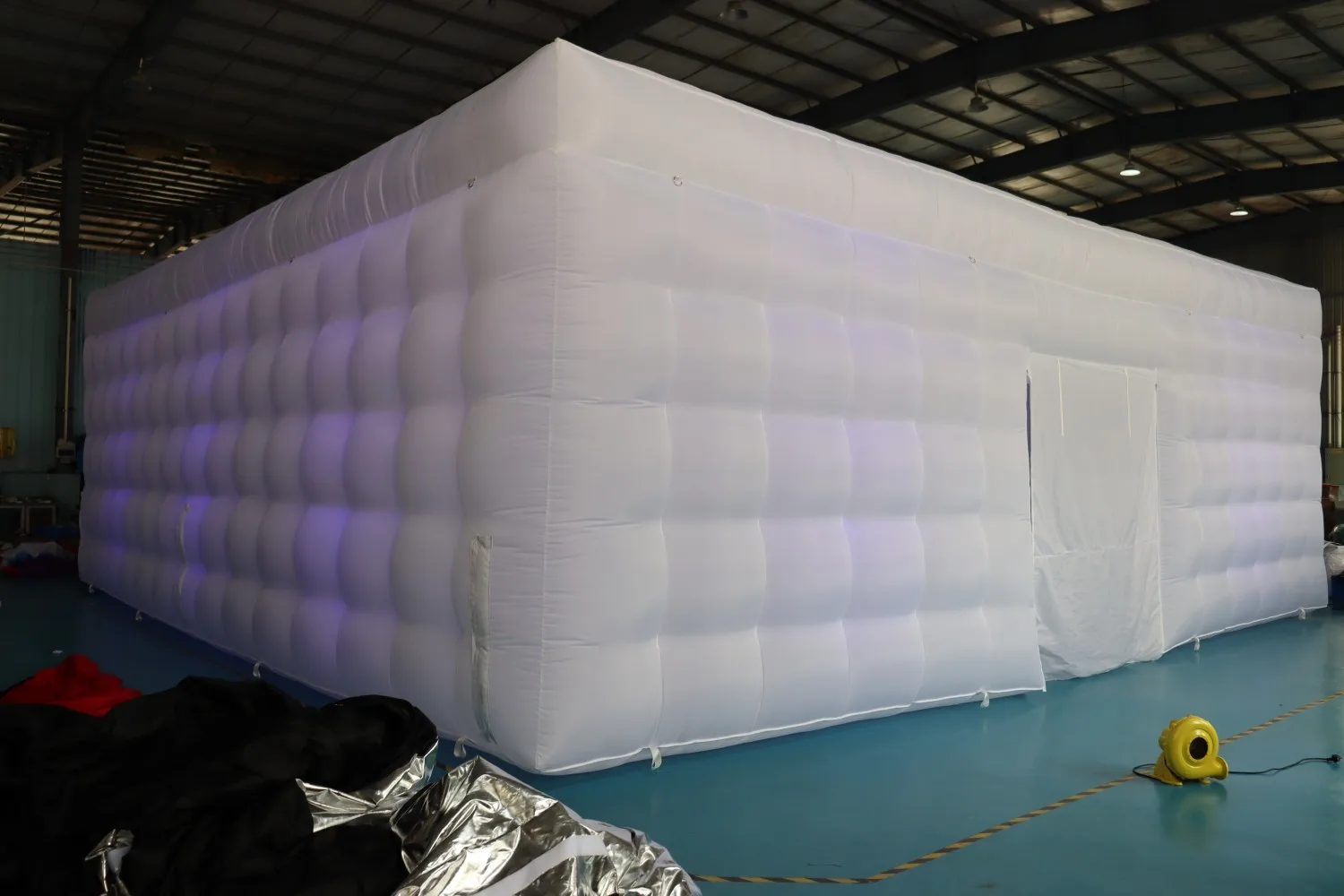 Lighting Tent Inflatable  10x10m Inflatable  Marquee Cube Tent With Light For Advertising Event Exhibition Promotion