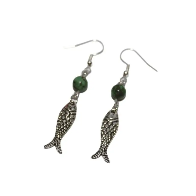 Silver Flower Drop Earrings Boho 2Pcs Hollow Out Ethnic Style Long Dangle Earrings for Women Retro Statement Gift