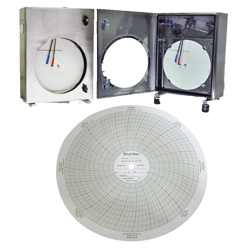ChartRec chart Recorder 8inch chart CR-12-40-100-5T