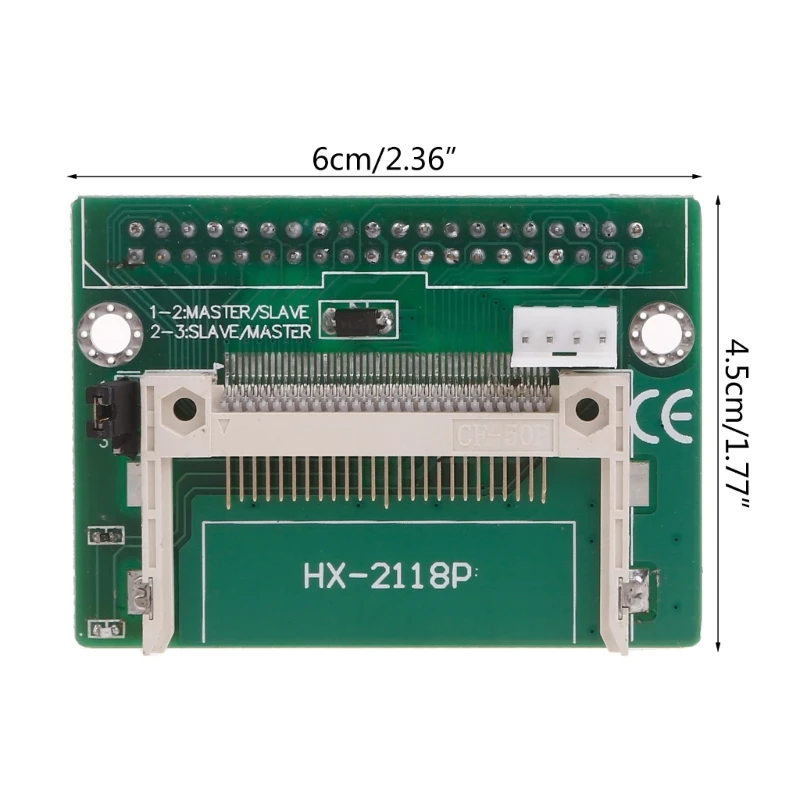 Adaptador tarjeta a IDE Compact convertidor duro arranque 40 pines a IDE 3,5"