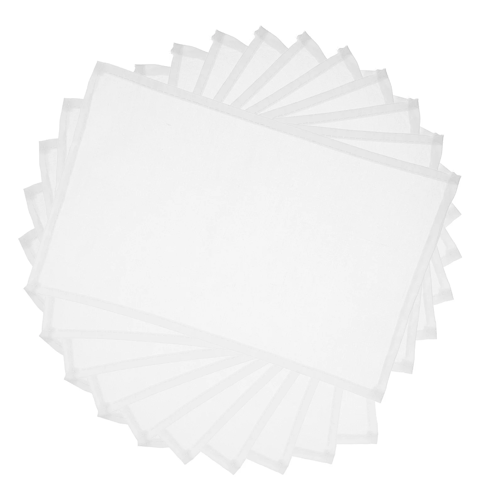 10pcs Large Blank Race Bibs Durable Waterproof Reusable For Marathon Running Events Lightweight Athletic Sports