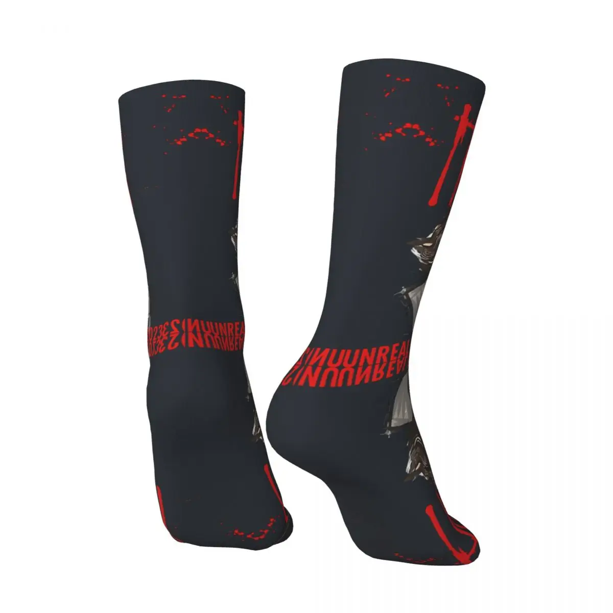 Happy Funny  Unreal Unearth Tour 2023 Merch Forr Fan Men's Socks Vintage Harajuku Hozier Hip Hop Novelty Casual Crew Crazy Sock