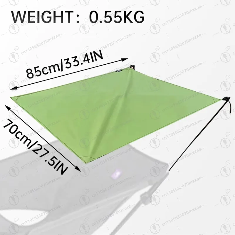

Outdoor camping chair accessories: Adjustable awning (with protective design) for hiking adventures