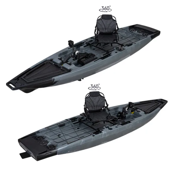 

Large 12.5ft Fishing Kayak 3.18m Boat With 360 Degree Chair and High Carrying Capacity