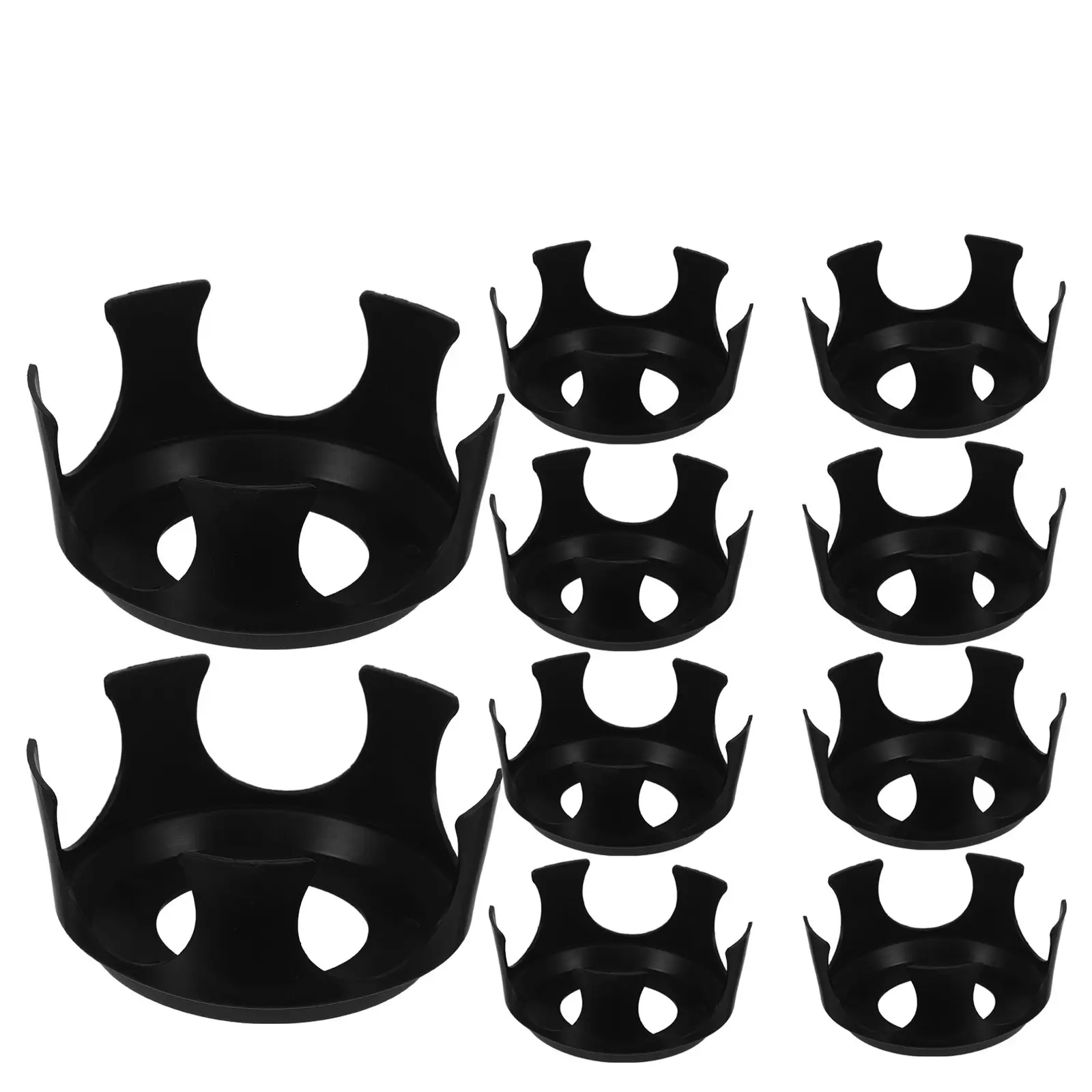 Heavy Duty Chair Caster Protector Caps – Thickened PVC Floor Scratch Guard for Office Furniture
