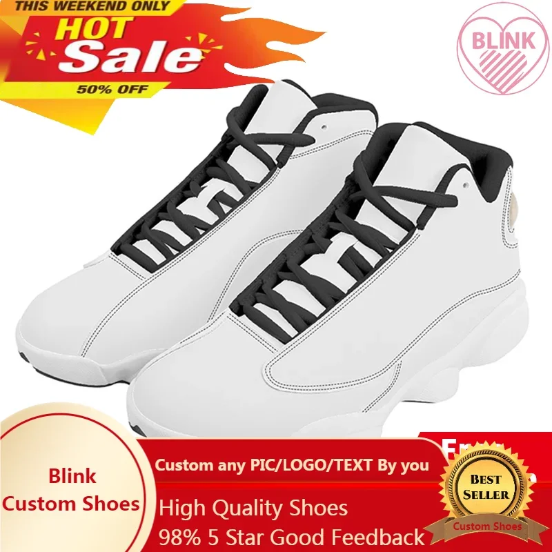 

Custom Shoes Mens Sneakers Fashion Comfortable Design Logo Sports Flats High Quality DIY Breathable Basketball Shoes F14WF14B