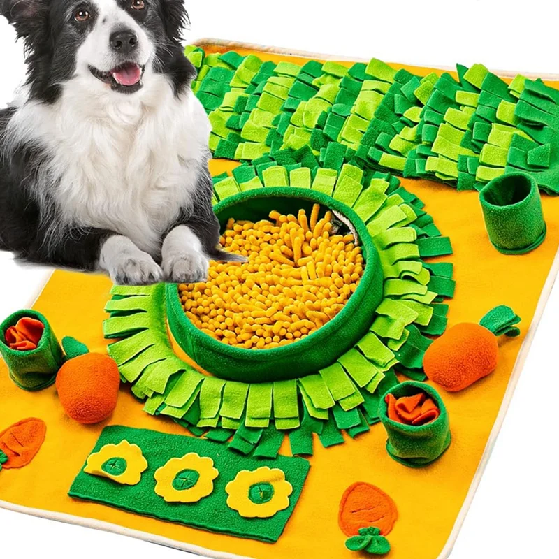 Pet Snuffle Mat For Dogs, Durable Interactive Puzzle Toy, Perfect Snuffle Mat For Medium Breed, Slow Feeding Mat Durable