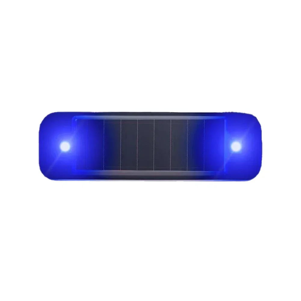 Solar-Powered Car Alarm With Flashing LED Light And Fake Anti-Theft Signal Automatic Work At Night Without A Switch