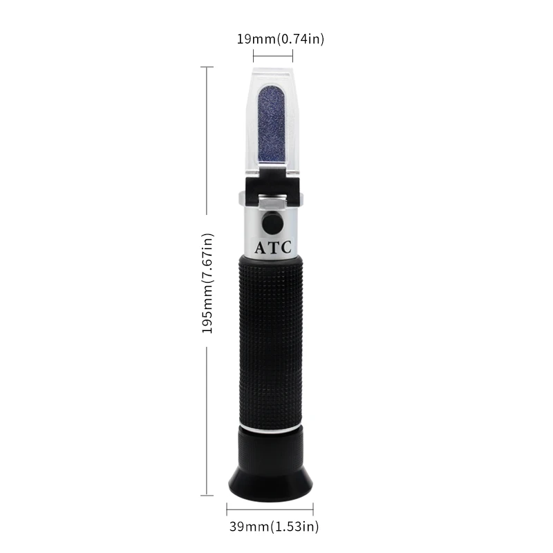Imagem -05 - Hand Held Alcohol Refractometer Atc Spirits Tester Alcohol Meter Liquor Wine Content Tester com Retail Box 80