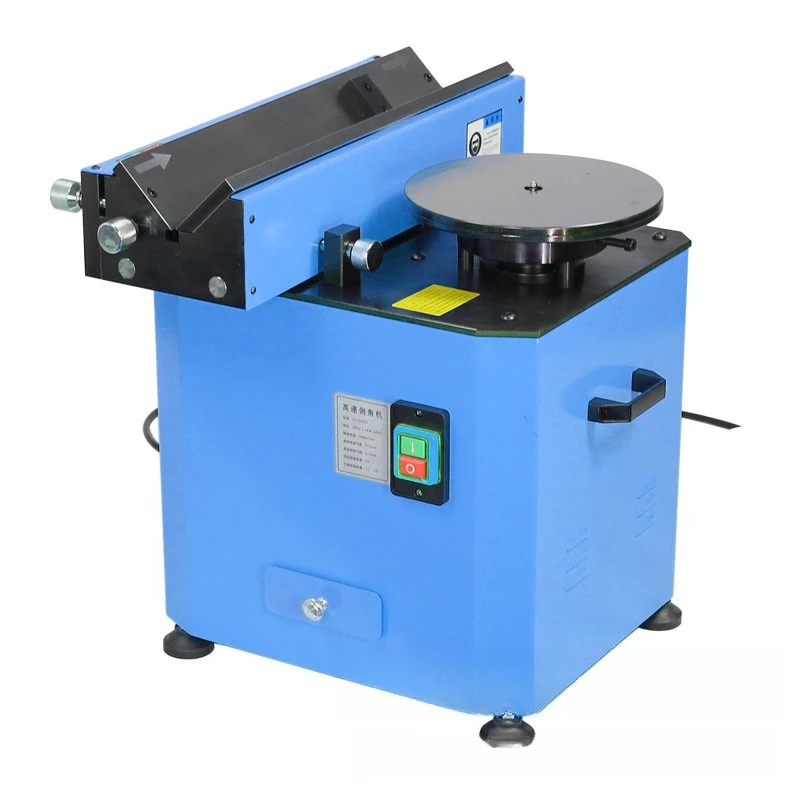 High-speed desktop compound chamfering machine 4 blade trimming mold chamfering artifact R angle arc right angle