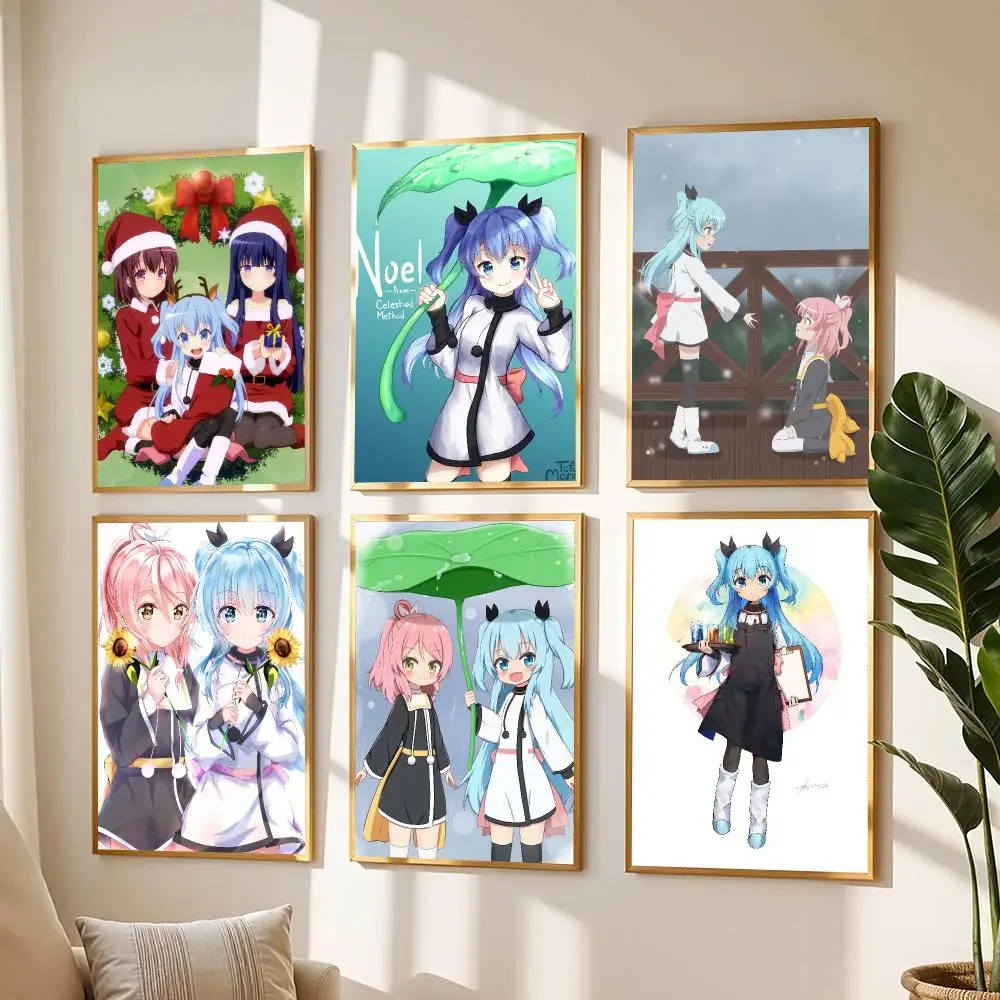 anime C-Celestial Method-D Painting Calligraphy Boho Botanical Decor for Living Room  Elegant Home Style