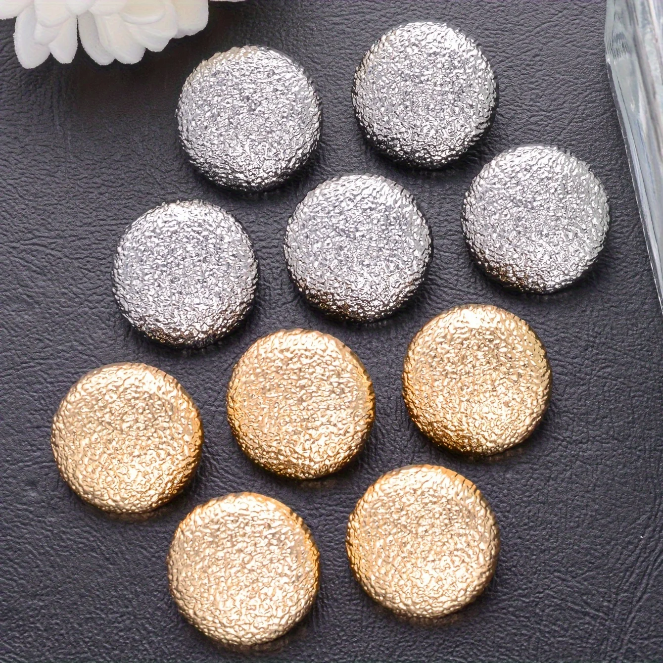 衣類用の丸い金属ボタン,縫製アクセサリー,日曜大工,裁縫,シャツ,カフスボタン,コート,ジャケット,18mm, 10個,15個,20個