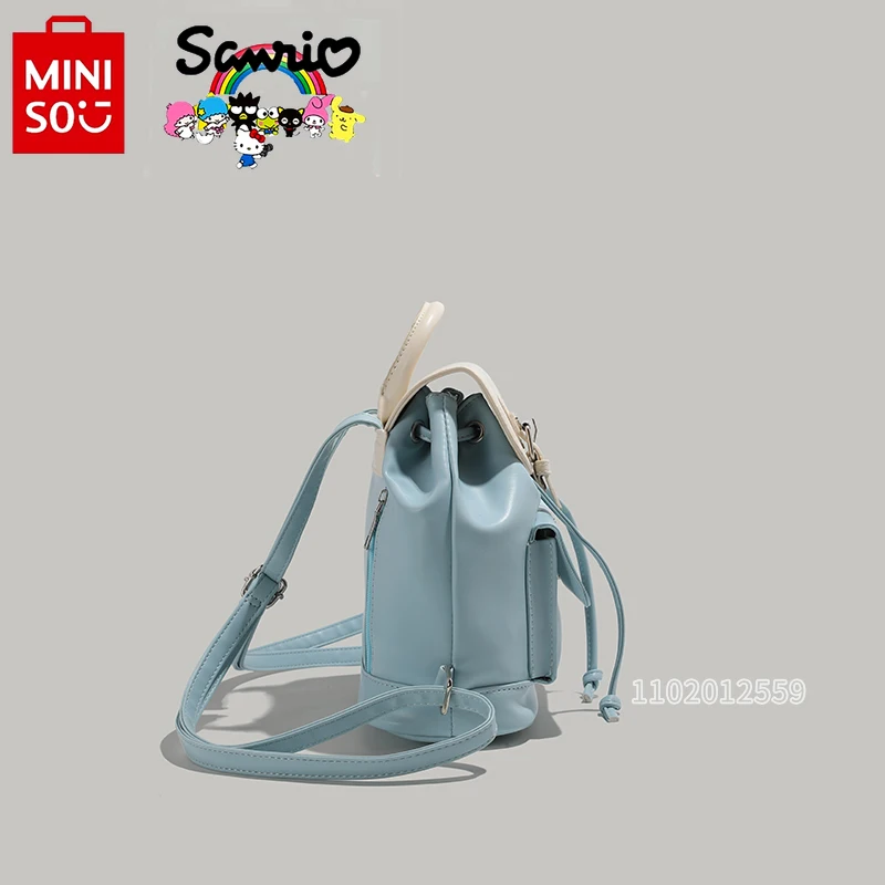 Sanrio New Mini Backpack Luxury Brand Fashion Casual Women's Backpack Cartoon Cute Drawstring Girl Backpack High Quality