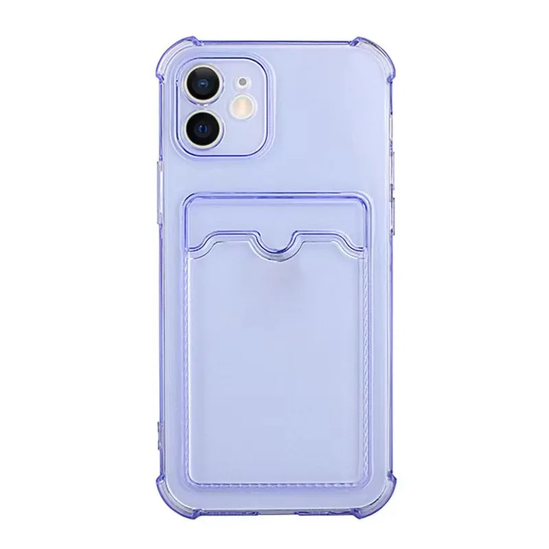 Card Bag Wallet Clear Phone Case For Xiaomi Redmi Note 8 9 9s 10 10s 11 11s 12 12s 12 Pro Plus 5G Redmi 9A 9C 10A 10C Cover image 4