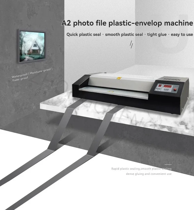 เครื่องเคลือบบัตรอัตโนมัติ U-450U สำหรับสำนักงานและเชิงพาณิชย์ ขนาด 450 มม. สำหรับเอกสาร A3/A4