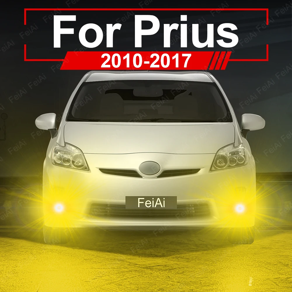 

For Toyota Prius V C Plus Front Fog Light LED Bulb 2009 2010 2011 2012 2013 2014 2015 2016 2017 プリウス Dual Color Green Yellow