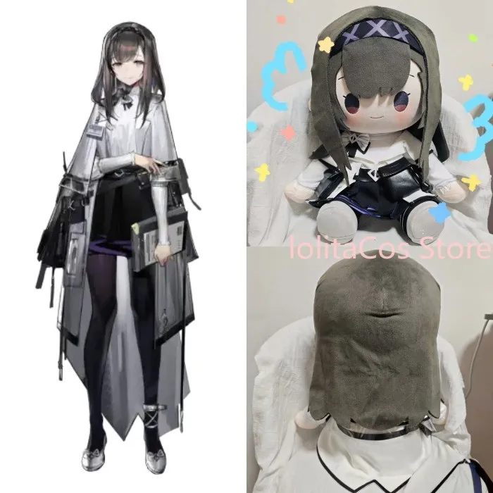 40cm-arknights-priestess-anime-sitting-plush-doll-cosplay-dress-up-toys-kawaii-hug-pillow-girl-gift-cotton-figure-birthday-xmas