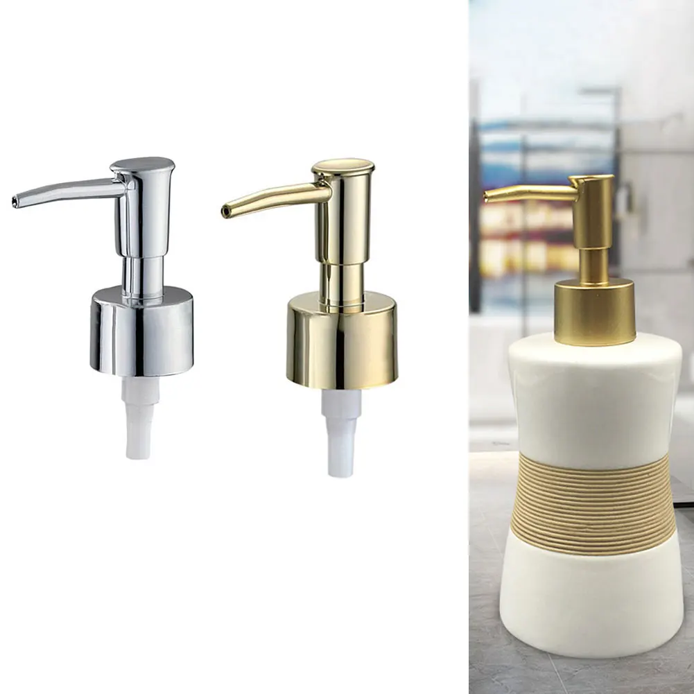 Soap Pump Nozzle Head 28 Thread Plastic Lotion Pump Standard Pump Cap Cap Liquid Soap Dispenser Bathroom Accessories