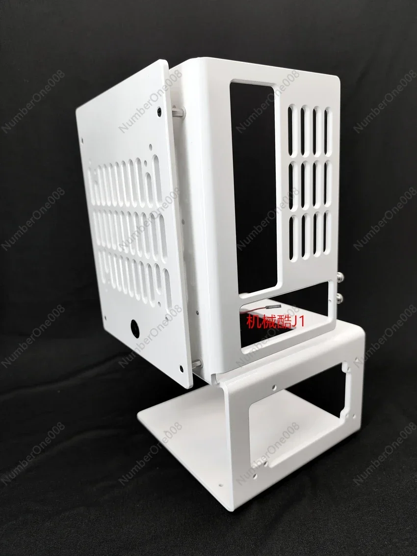 Mechanical Cool JXK-J1 Personalized Water Cooled Computer ITX Chassis All Aluminum Open Vertical Mini SFX ATX Power Supply