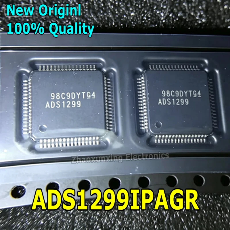 1PCS  New   ADS1299IPAGR  ADS1299  TQFP-64   Analog-to-Digital Converter Chip