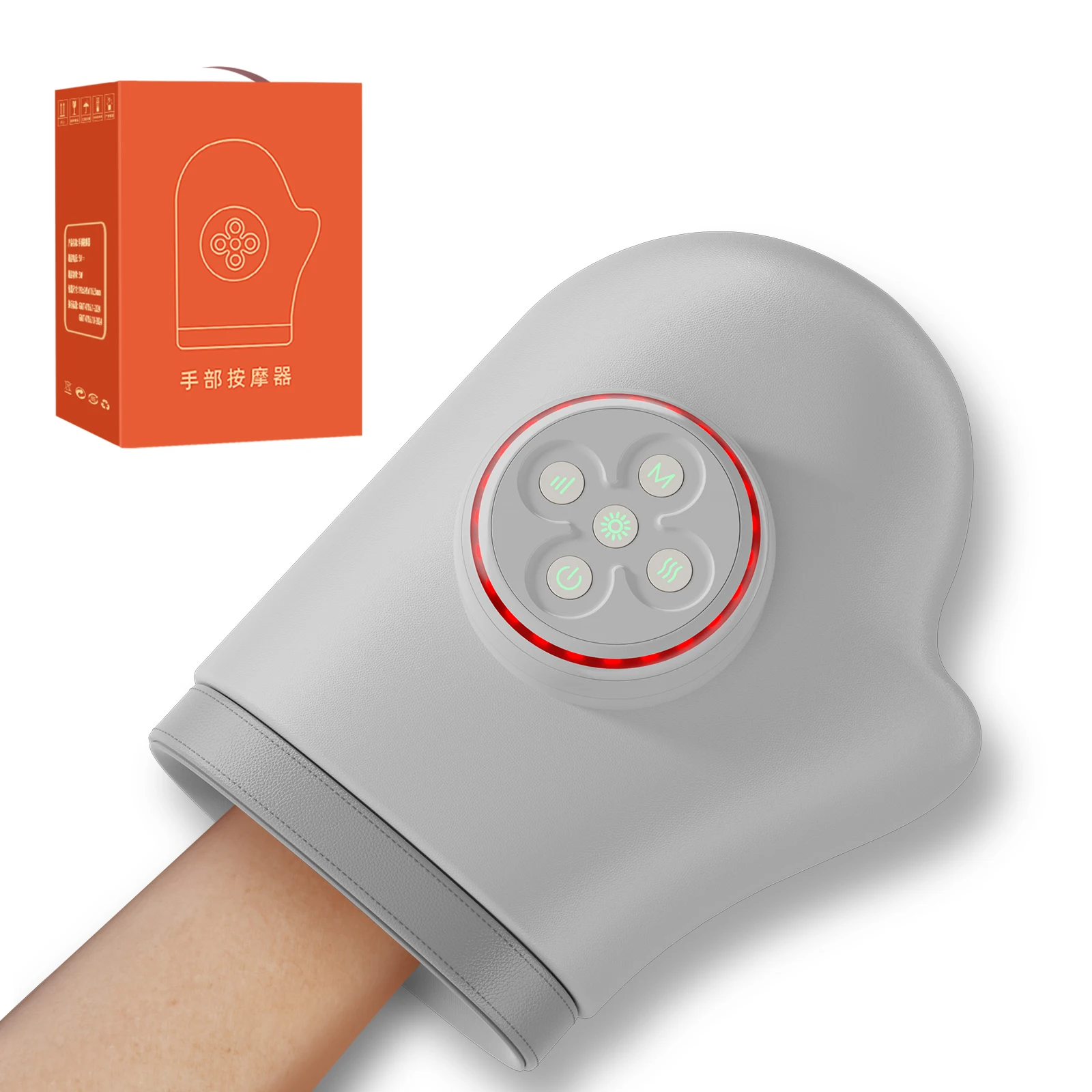 

Портативный массажер для рук с аккумулятором 1800 мАч, 6 режимов массажа, 5 уровней интенсивности, 3 режима нагрева, 2 режима вибрации