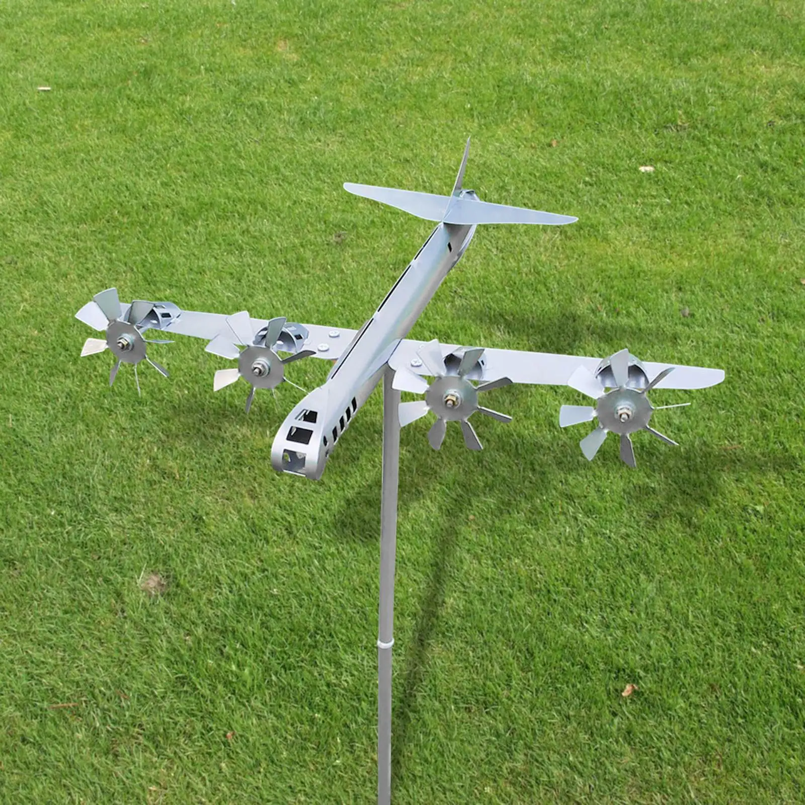 

Wind Spinner Aircraft Windmill Statue for Yard Courtyard Housewarming Gift