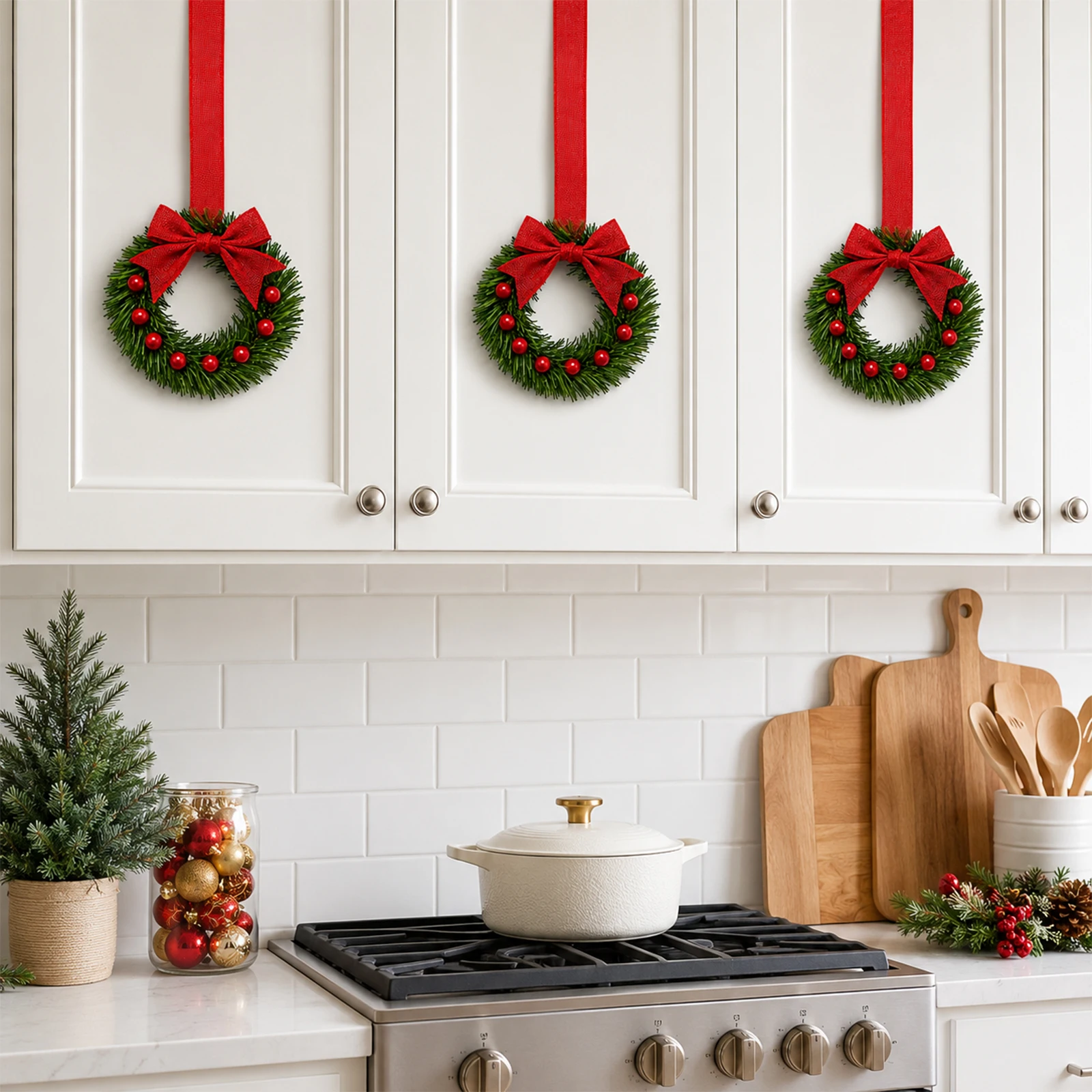 Mini Christmas Wreath Set 3