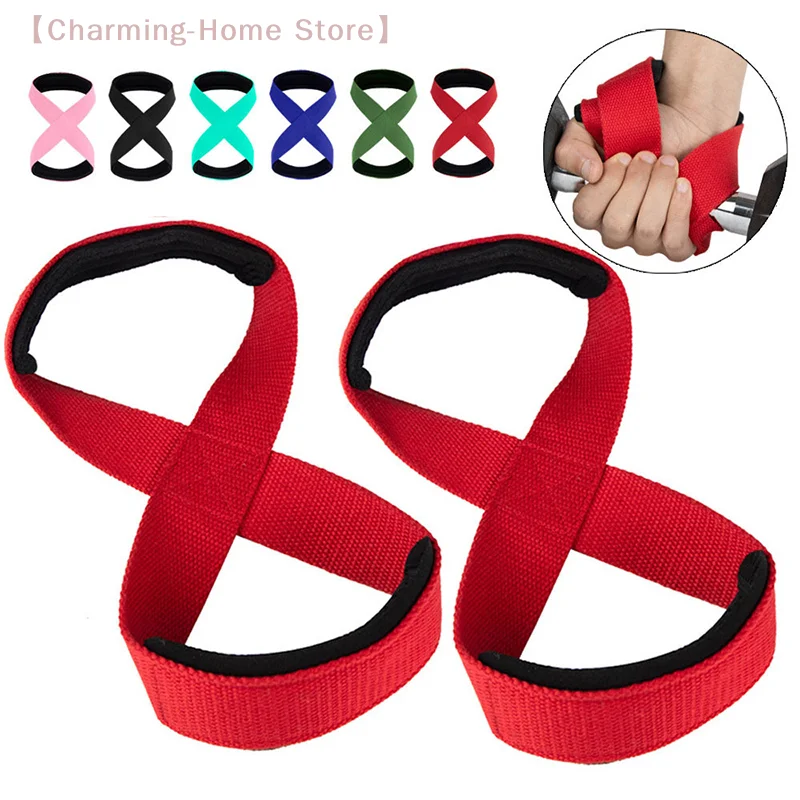 Wrist Wraps Weightlifting Support - 【M】2 Buah Tali Angkat Beban Berbantalan