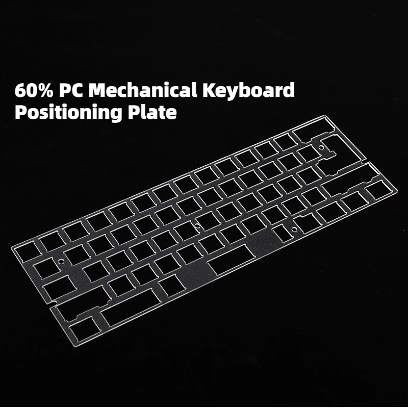 

60% PC Mechanical Keyboard Positioning Plate Frosted Transparent Customization PCB Stabilizer Assembly Kit Accessories DIY