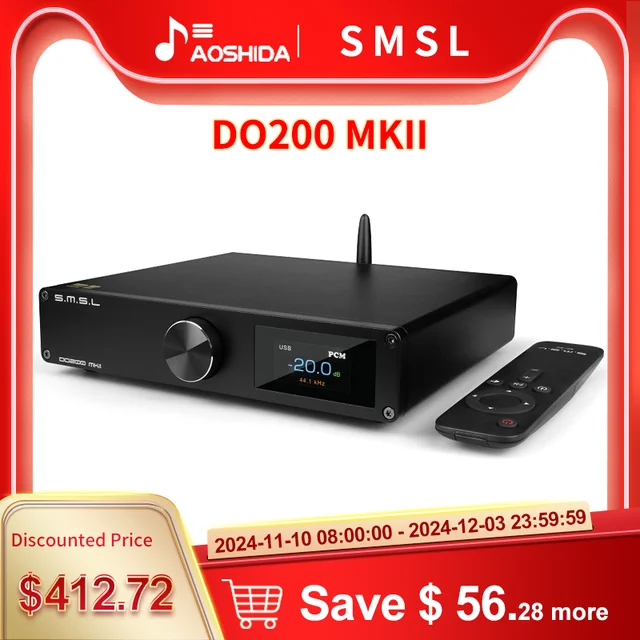 Smsl Do200 Mqa Audio Dac Es9068as*2 Xmos Bluetooth 5.0 Mqa Full Decoding  Opa1612*5 Op Amps Dsd512 768khz 32bit Mqa Cd Decoder - Digital-to-analog  Converter (dac) - AliExpress