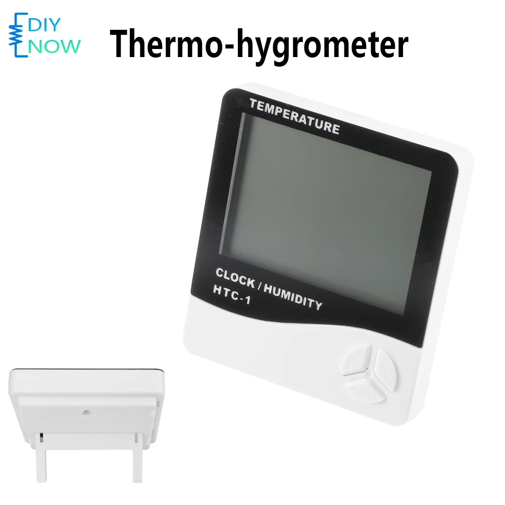 Digital Hygrometer Thermometer for Room Temperature with High Accuracy Wall Mountable Humidity Meter Indoor Climate Monitor