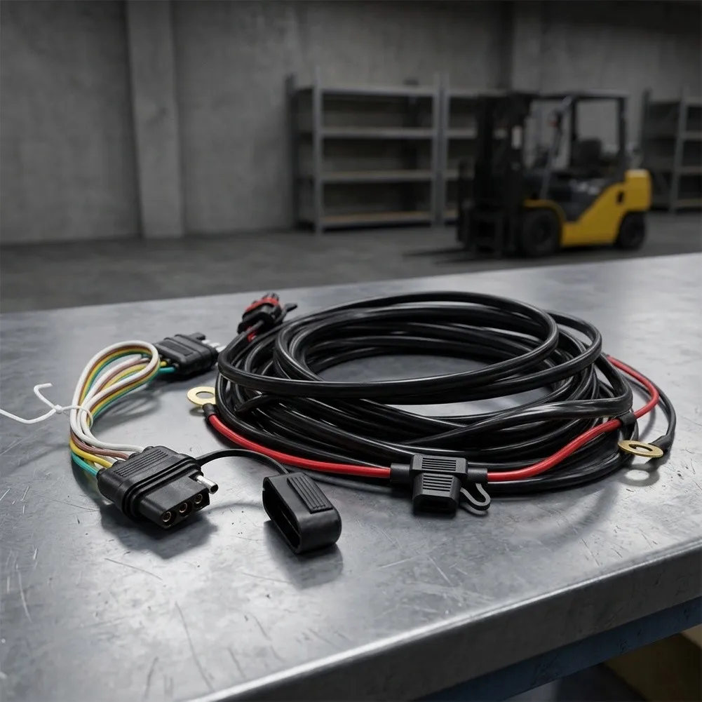 Lift Vehicle Wiring Harness With 4Pin Adapter Fits For Bruno ASL-250 54491369542 Minimal Resistance Optimal Power Transmission