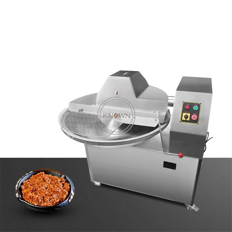 Industrial Food Bowl Cutter Vegetable Meat Cutting Chopping Machine With Big Capacity 1000kg/h