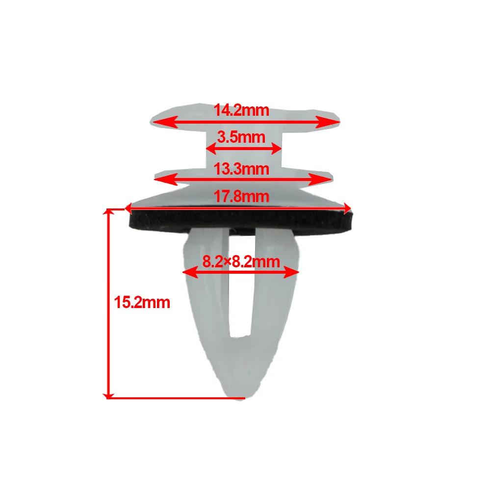 120pcs Car Door Panel Clips Fixing Fasteners For BMW E36 E38 E39 E46 For M3 M5 Z3 Automotive Interior Accessories