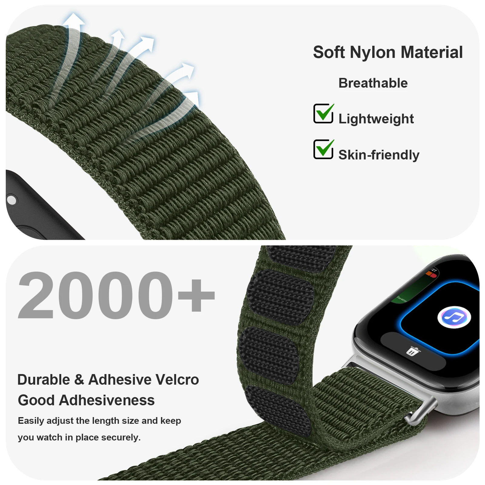 화웨이 워치 핏 3/4/4ro 밴드 스포츠 스마트워치 손목 밴드용 나일론 시계 스트랩, 화웨이 워치 핏 3/4/4 프로 팔찌