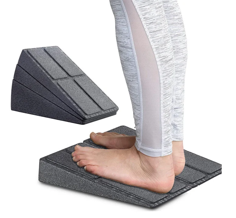 Squat Wedge Blocks for Heel Elevated Squats Calf Raises Platform for Men Women Slant Board Trainer for Fitness Squat Pushup