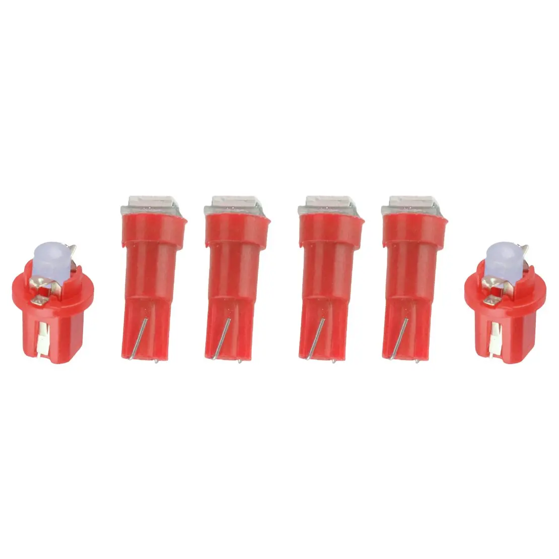 6Pcs Red Car Led Speedo Gauge Instrument Panel Dash Dashboard Light Lamp Bulb 12V 1W Fit For Land Rover Defender 90 110 TD5