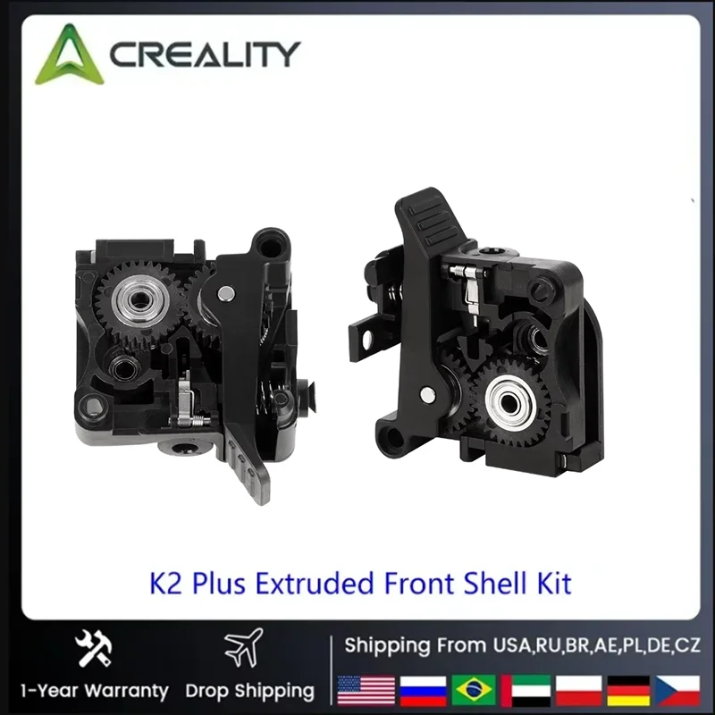 

Передняя крышка комбинированного экструдера Creality K2 Plus, оригинальный обновленный комплект экструдера, поддержка экструдированной нити 1,75 мм для K2 Plus K2 PRO