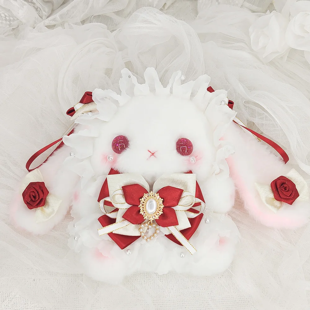 Lop Eared Rabbit Doll Cute Harajuku Handmade Lolita Rabbit Cute Doll