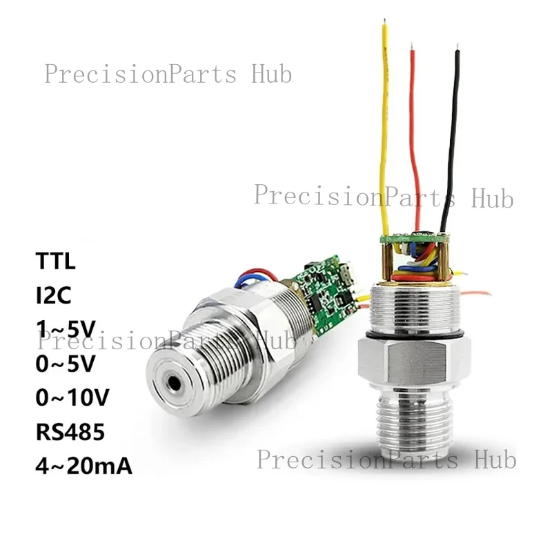 Low power i2C digital pressure transmitter calibrated pressure sensor TTL diffusion silicon core IIC RS485 output