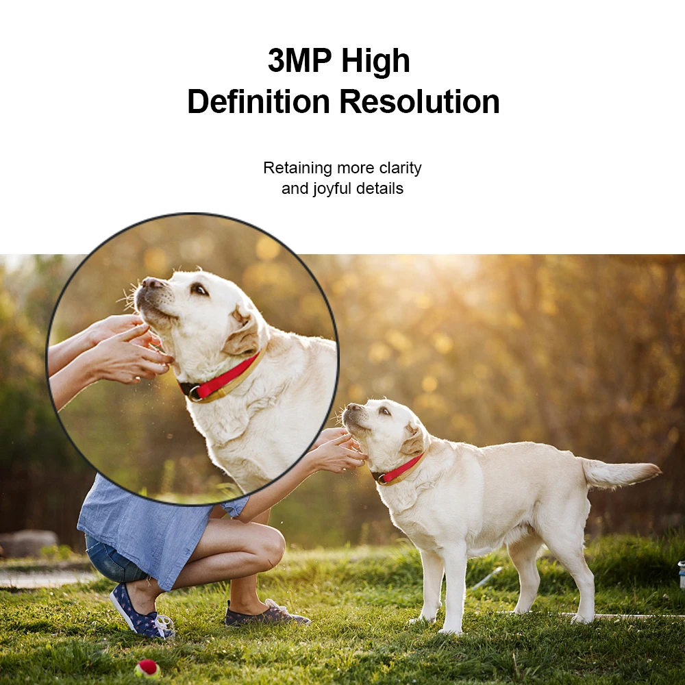 Outdoor 3MP Wifi Camera IP66 Weatherproof Solar IP Cam Two way Audio Infrared Night Vision Low Power Spotlight Battery Camera