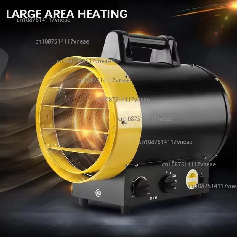 3kw 5kw 9kw 15kw 30kw Industrial Home Air Heater Portable Electric Fan Heater Fast Heating Constant Temperature Space Heaters
